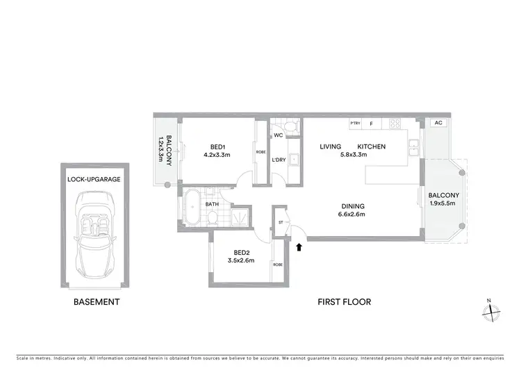 Floorplan of Homely apartment listing, 15/35-39 Judd Street, Cronulla NSW 2230