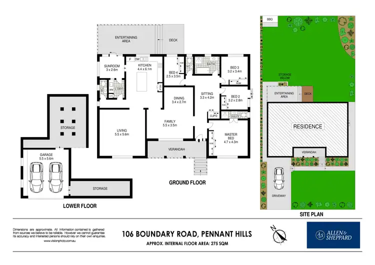 Floorplan of Homely house listing, 106 Boundary Road, Pennant Hills NSW 2120