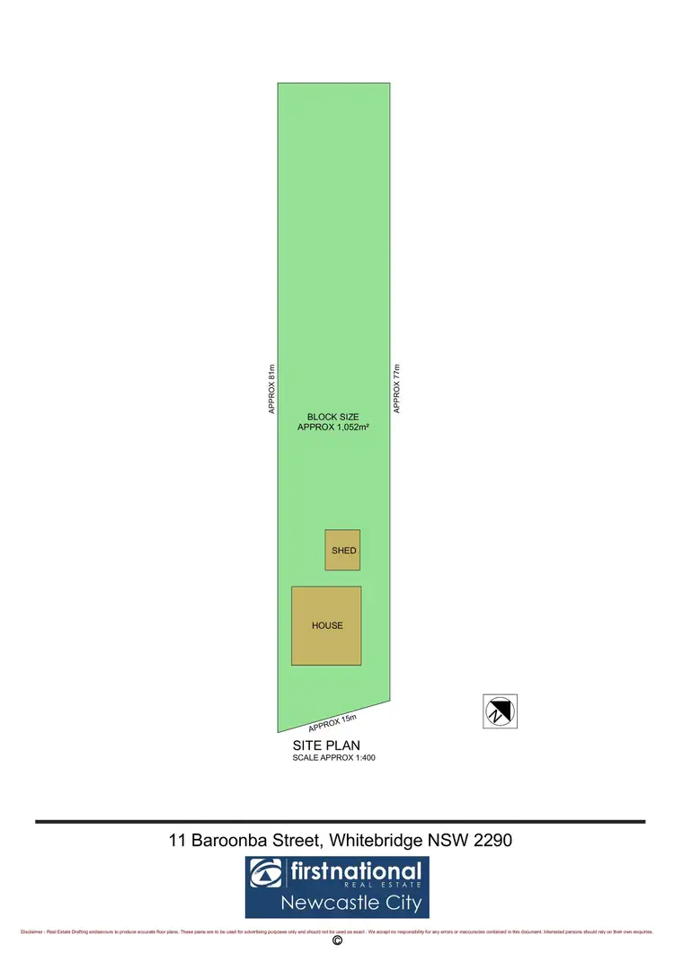 Floorplan of Homely land listing, 11 Baroonba Street, Whitebridge NSW 2290