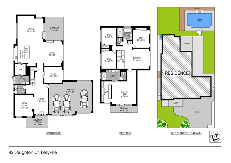 Floorplan of Homely house listing, 42 Laughton Crescent, Kellyville NSW 2155