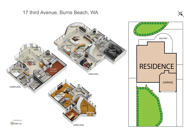 Floorplan of Homely house listing, 17 Third Avenue, Burns Beach WA 6028