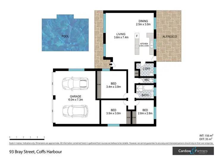 Floorplan of Homely house listing, 93 Bray Street, Coffs Harbour NSW 2450