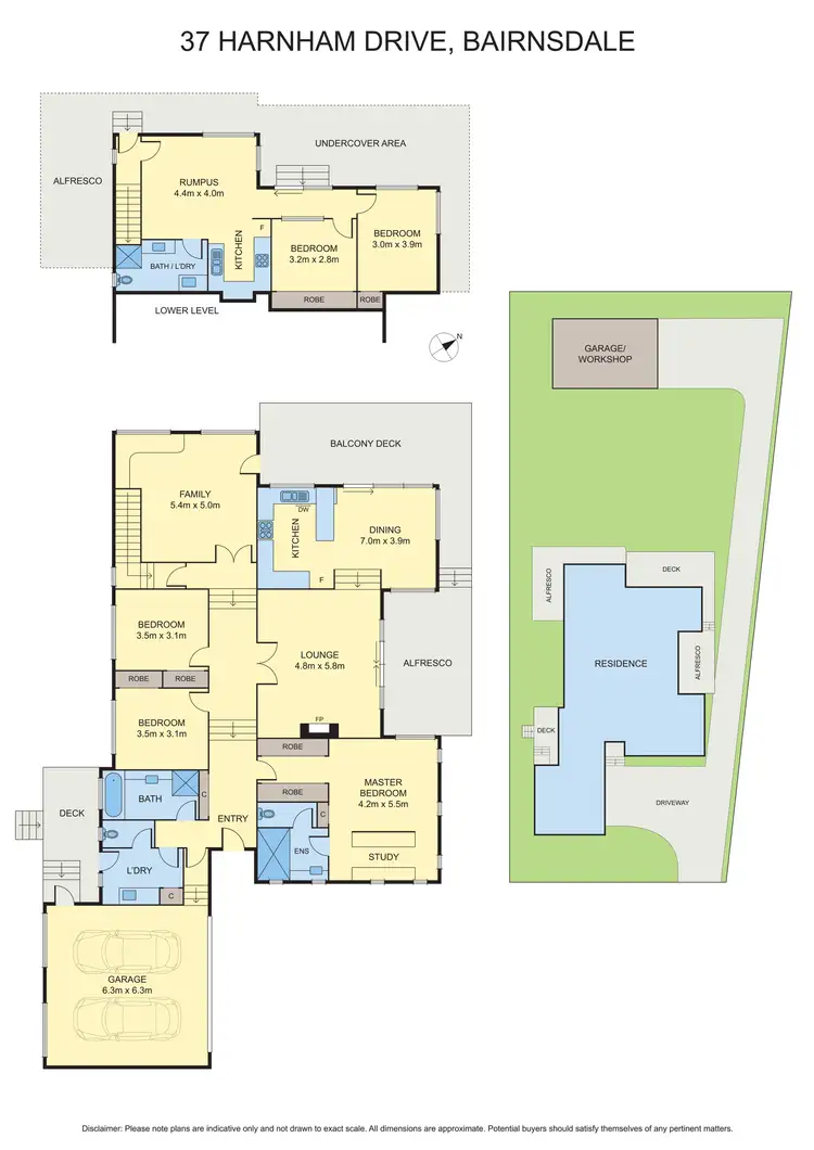 Floorplan of Homely house listing, 37 Harnham Drive, Bairnsdale VIC 3875