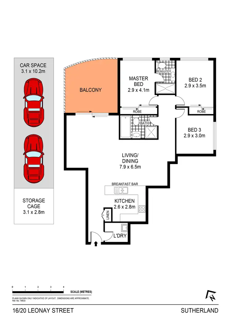 Floorplan of Homely apartment listing, 16/20 Leonay Street, Sutherland NSW 2232
