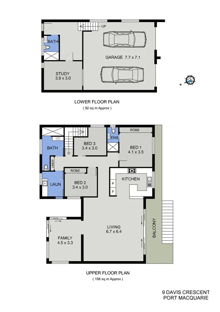 Floorplan of Homely house listing, 9 Davis Crescent, Port Macquarie NSW 2444