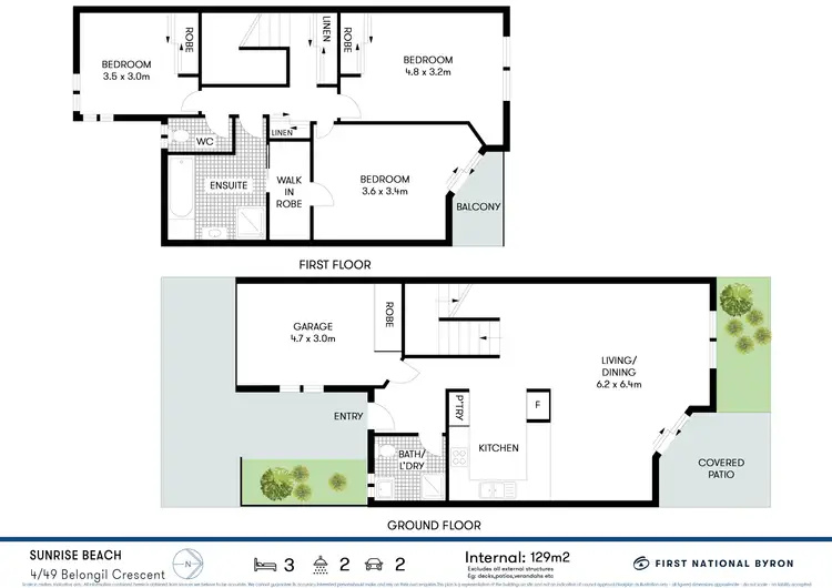 Floorplan of Homely unit listing, 4/49 Belongil Crescent, Byron Bay NSW 2481