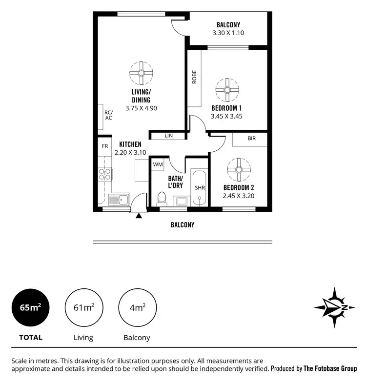 Floorplan of Homely unit listing, 5/28 Melton Street, Glenelg East SA 5045