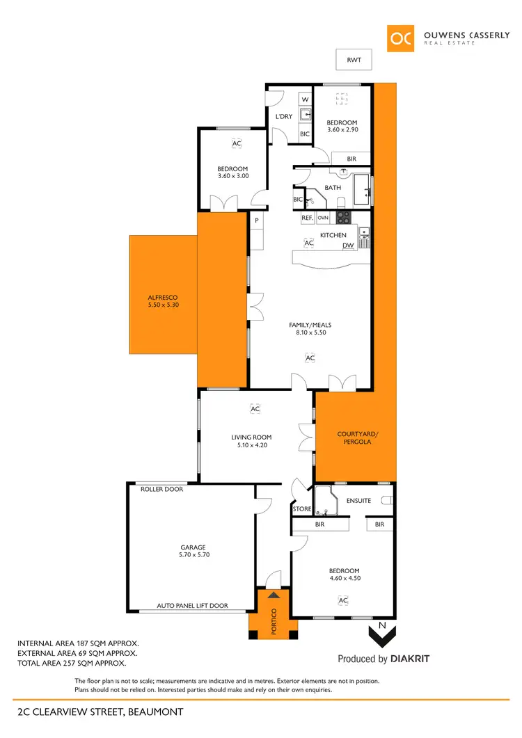 Floorplan of Homely house listing, 2C Clearview Street, Beaumont SA 5066