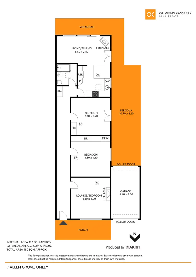 Floorplan of Homely house listing, 9 Allen Grove, Unley SA 5061