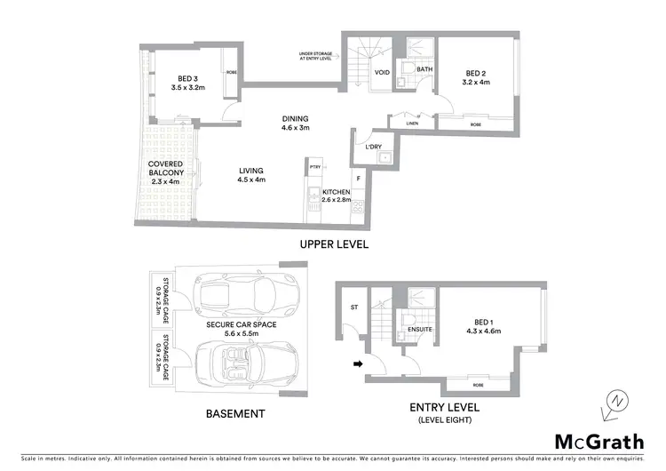 Floorplan of Homely apartment listing, 804/2 Brodie Spark Drive, Wolli Creek NSW 2205