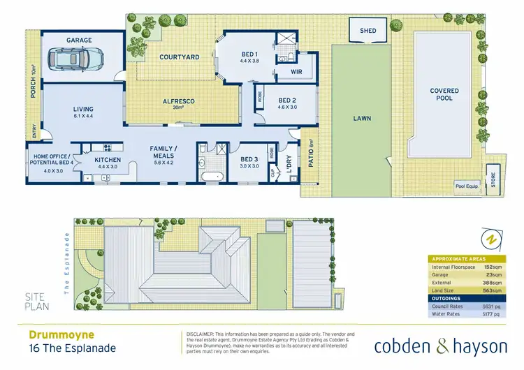 Floorplan of Homely house listing, 16 The Esplanade, Drummoyne NSW 2047