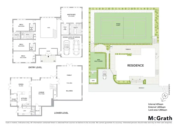 Floorplan of Homely house listing, 96B Lucinda Avenue, Wahroonga NSW 2076