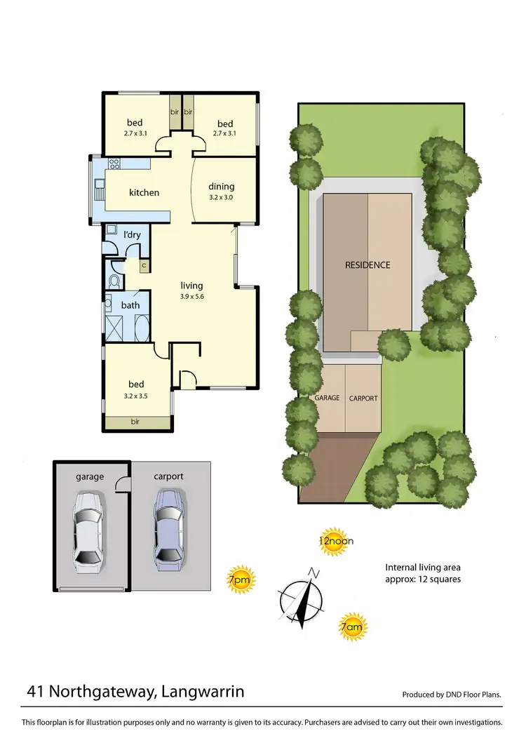 Floorplan of Homely house listing, 41 Northgateway, Langwarrin VIC 3910
