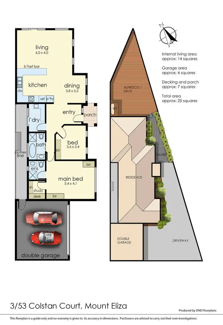 Floorplan of Homely unit listing, 3/53 Colstan Court, Mount Eliza VIC 3930