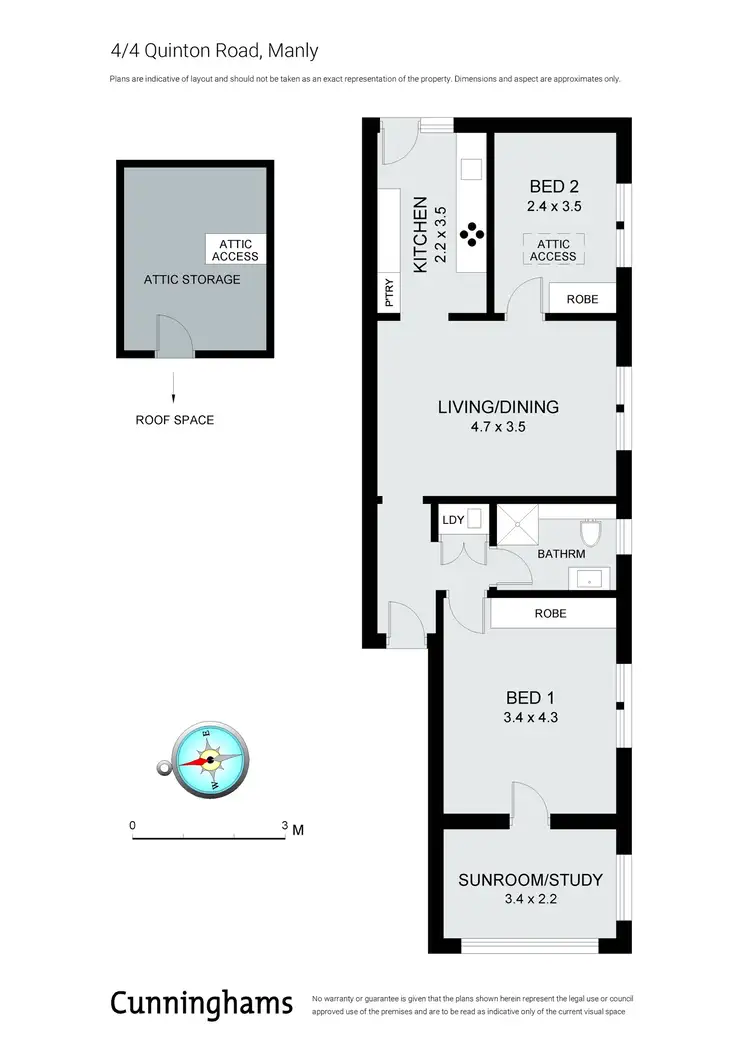 Floorplan of Homely apartment listing, 4/4 Quinton Road, Manly NSW 2095