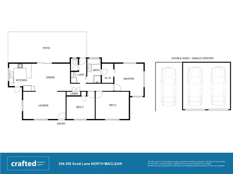 Floorplan of Homely house listing, 354-356 Scott Lane, North Maclean QLD 4280