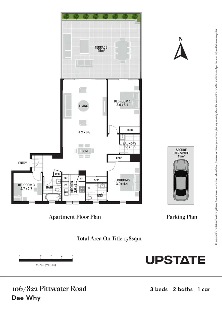 Floorplan of Homely unit listing, 106/822 Pittwater Road, Dee Why NSW 2099