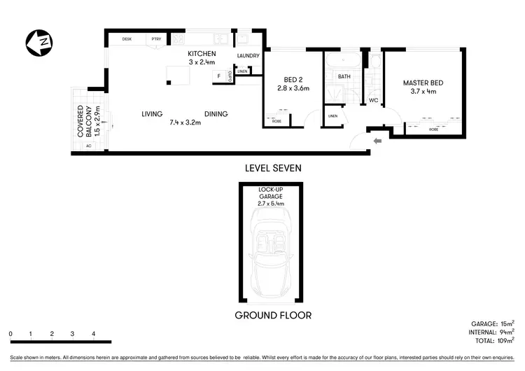 Floorplan of Homely apartment listing, 25/3 Bariston Avenue, Cremorne NSW 2090