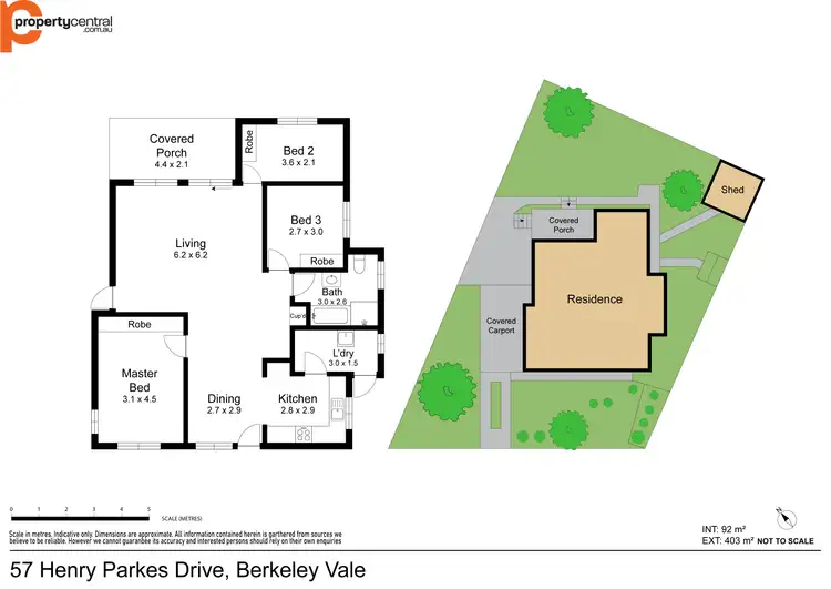 Floorplan of Homely house listing, 57 Henry Parkes Drive, Berkeley Vale NSW 2261