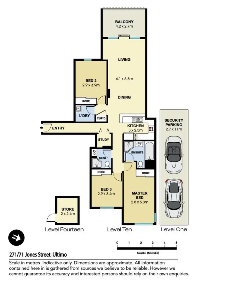 Floorplan of Homely apartment listing, 271/71 Jones Street, Ultimo NSW 2007
