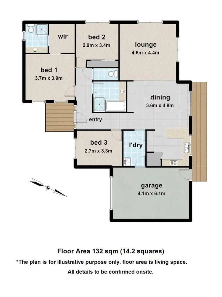 Floorplan of Homely townhouse listing, 4/15 Stephens Road, Healesville VIC 3777