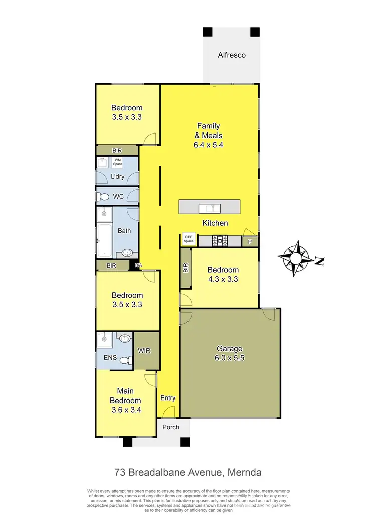 Floorplan of Homely house listing, 73 Breadalbane Avenue, Mernda VIC 3754