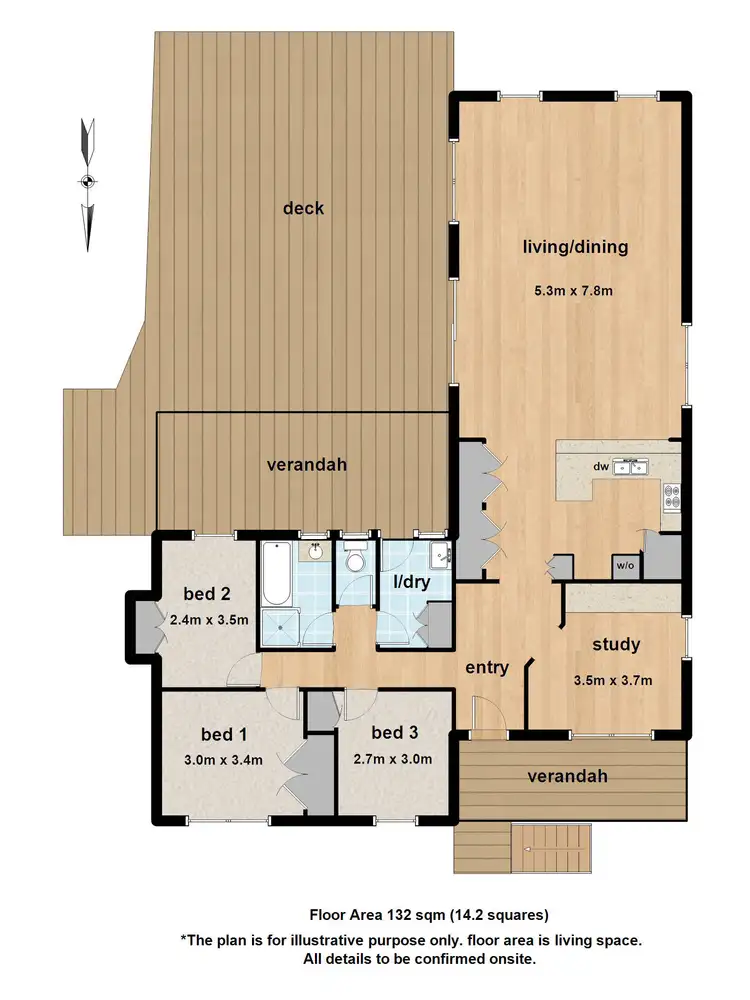 Floorplan of Homely house listing, 6 Wallaby Way, Healesville VIC 3777