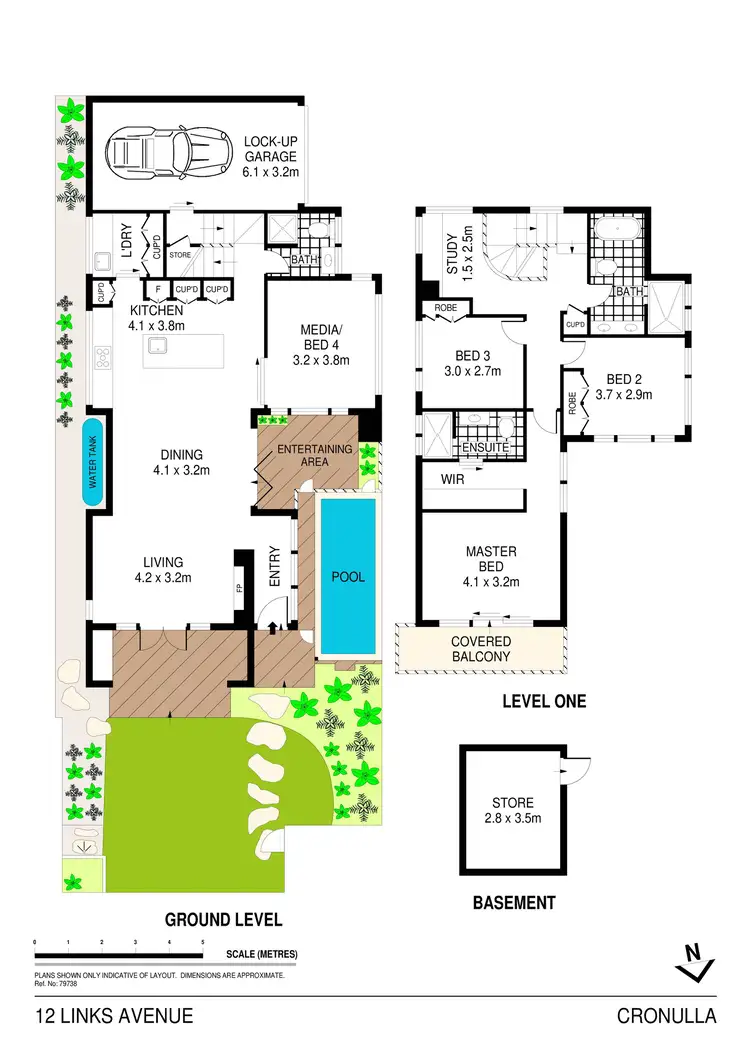 Floorplan of Homely house listing, 12 Links Avenue, Cronulla NSW 2230