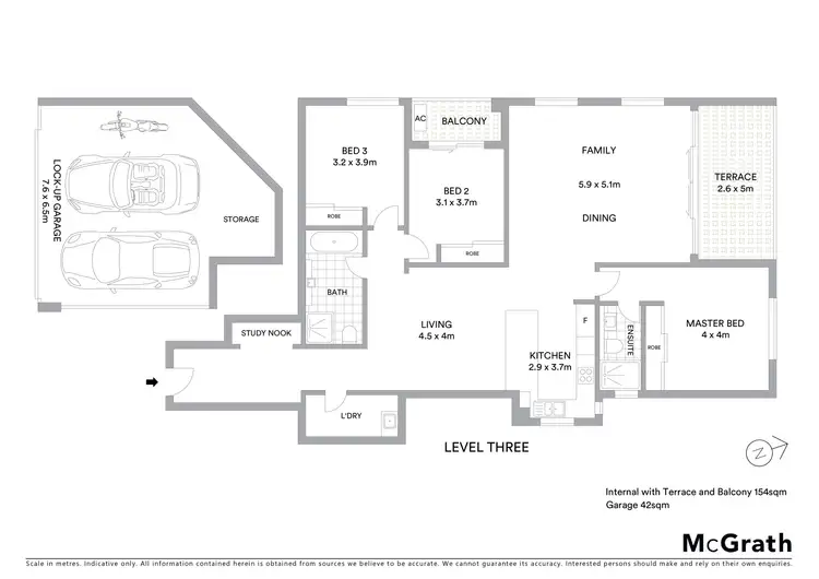Floorplan of Homely unit listing, 40/1-3 Munderah Street, Wahroonga NSW 2076