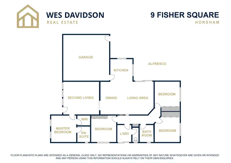 Floorplan of Homely house listing, 9 Fisher Square, Horsham VIC 3400
