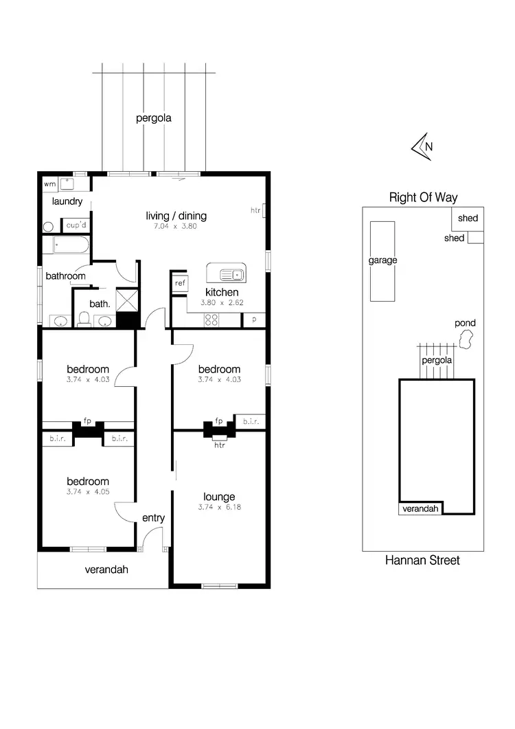 Floorplan of Homely house listing, 34 Hannan Street, Williamstown VIC 3016