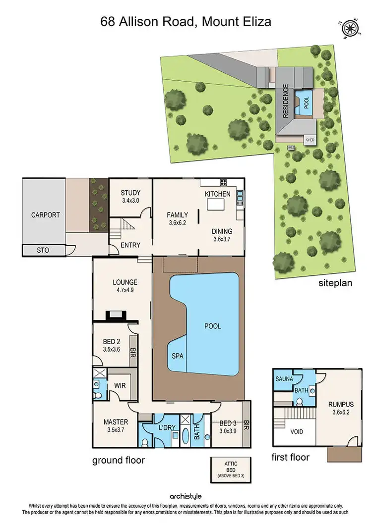 Floorplan of Homely house listing, 68 Allison Road, Mount Eliza VIC 3930