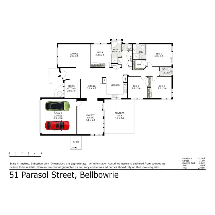 Floorplan of Homely house listing, 51 Parasol Street, Bellbowrie QLD 4070