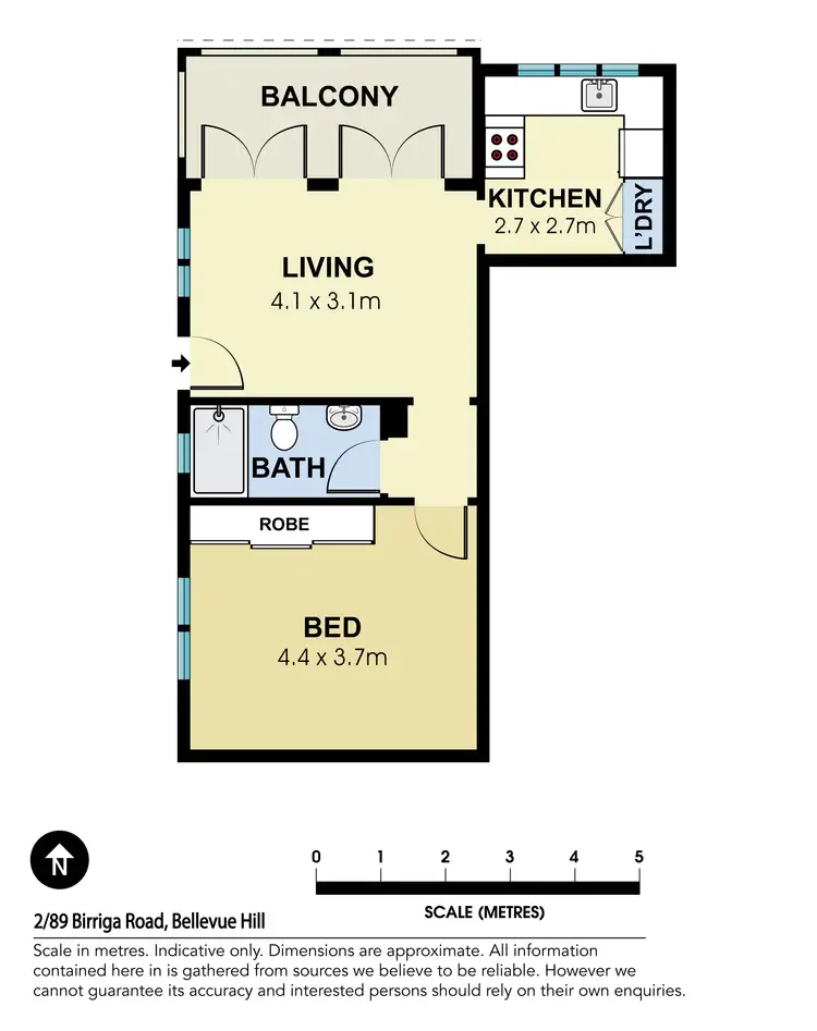 Floorplan of Homely apartment listing, 2/89 Birriga Road, Bellevue Hill NSW 2023