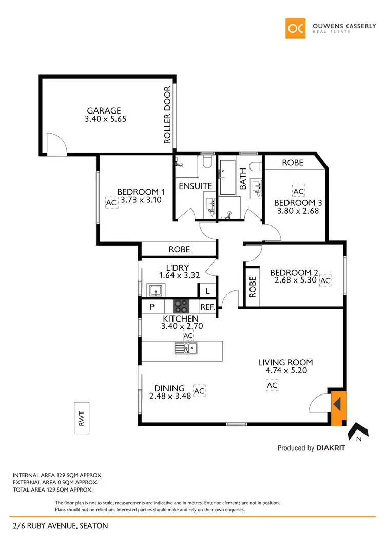 Floorplan of Homely house listing, 2/6 Ruby Avenue, Seaton SA 5023