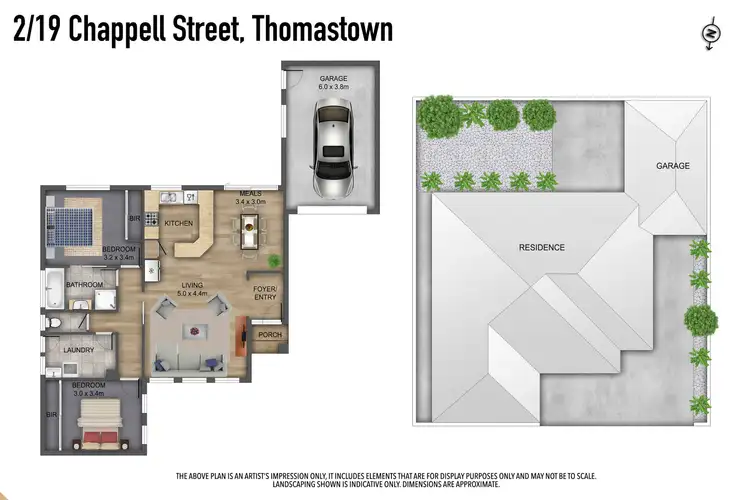 Floorplan of Homely unit listing, 2/19 Chappell Street, Thomastown VIC 3074