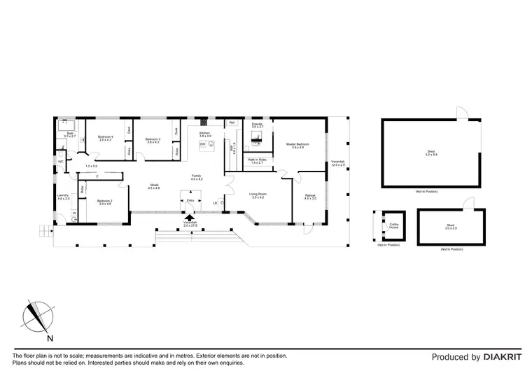 Floorplan of Homely house listing, 1 Henty Grove, Somers VIC 3927