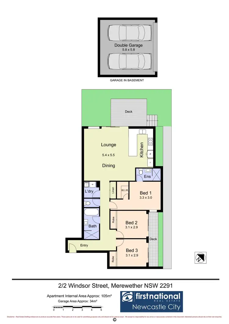 Floorplan of Homely apartment listing, 2/2 Winsor Street, Merewether NSW 2291