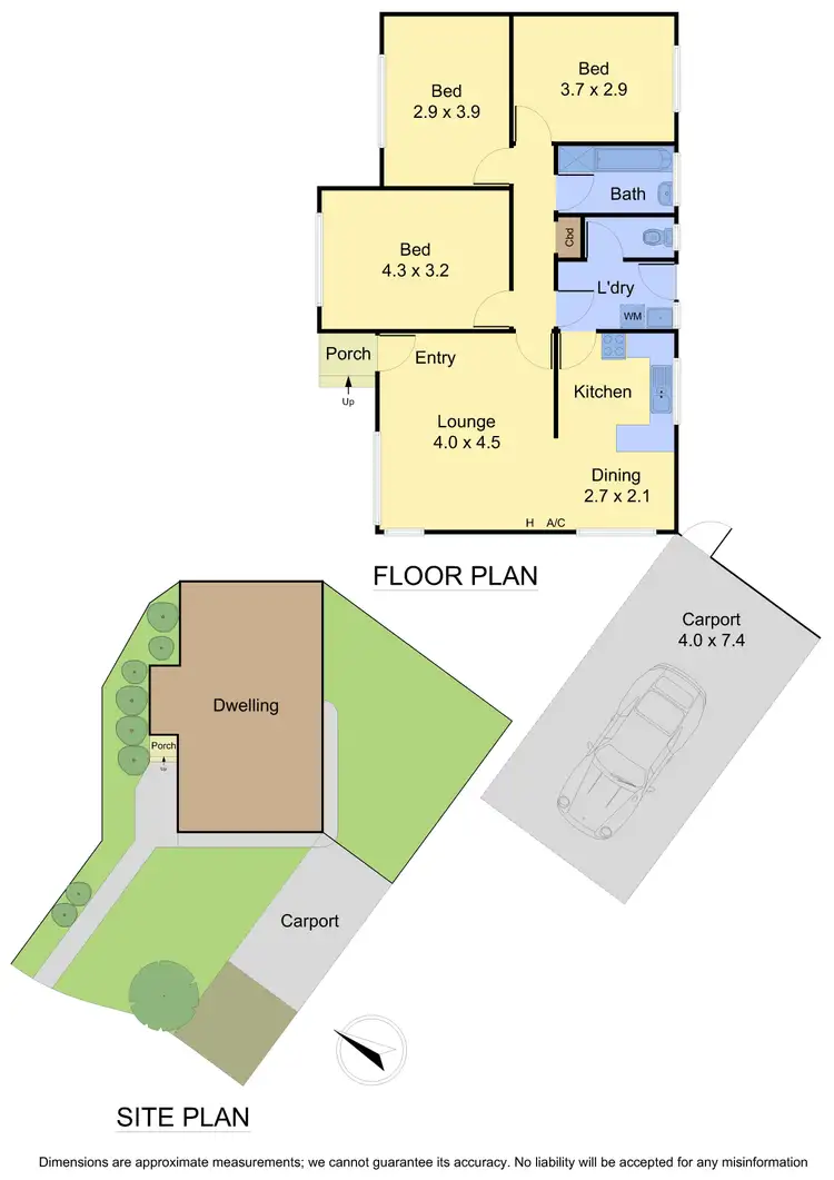 Floorplan of Homely house listing, 22 Kardinia Street, Watsonia VIC 3087