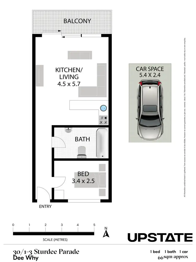 Floorplan of Homely unit listing, 30/1-3 Sturdee Parade, Dee Why NSW 2099