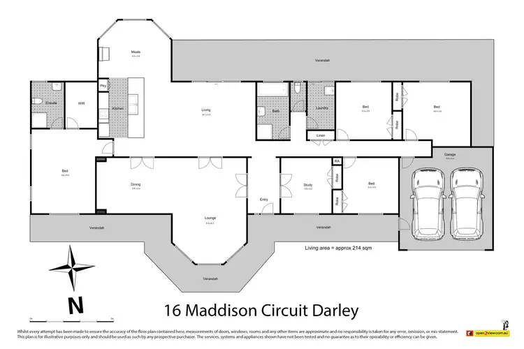 Floorplan of Homely house listing, 16 Maddison Circuit, Darley VIC 3340