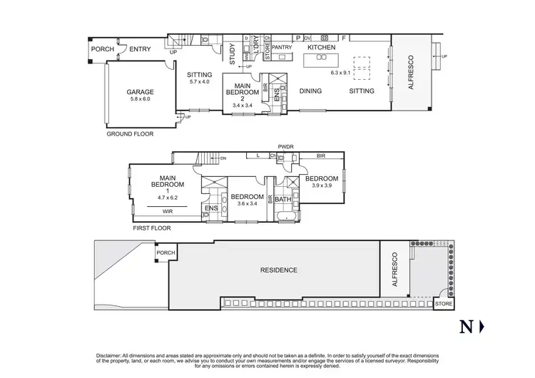 Floorplan of Homely townhouse listing, 31A Alfred Street, Templestowe Lower VIC 3107