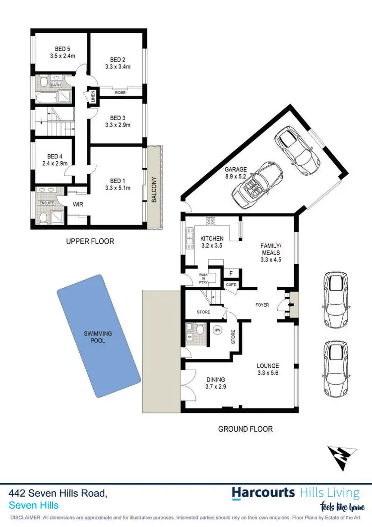 Floorplan of Homely house listing, 442 Seven Hills Road, Seven Hills NSW 2147