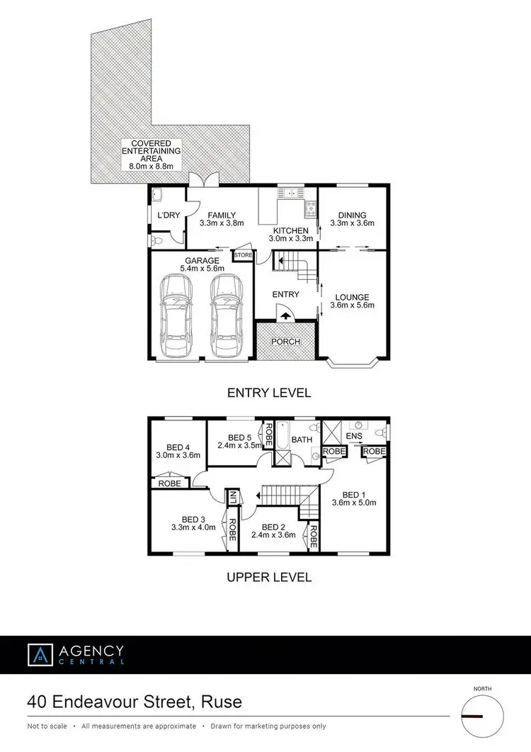 Floorplan of Homely house listing, 40 Endeavour Street, Ruse NSW 2560