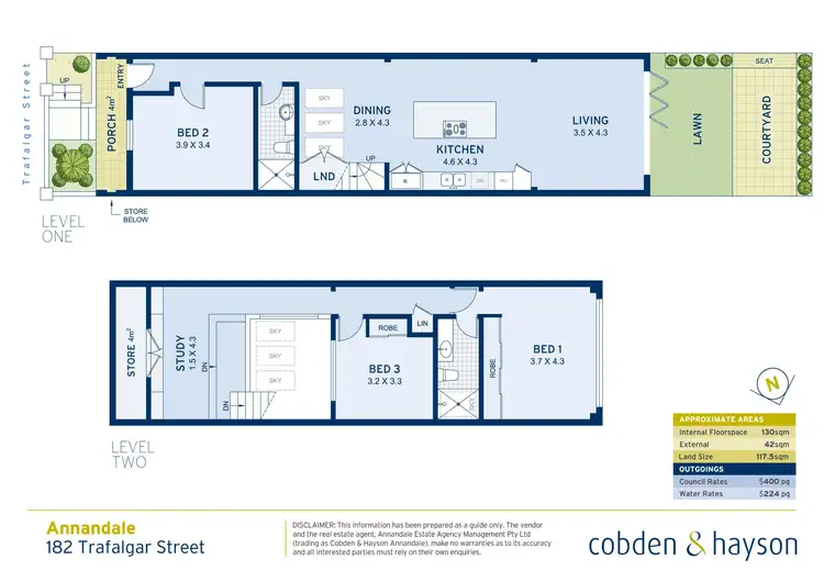 Floorplan of Homely house listing, 182 Trafalgar Street, Annandale NSW 2038