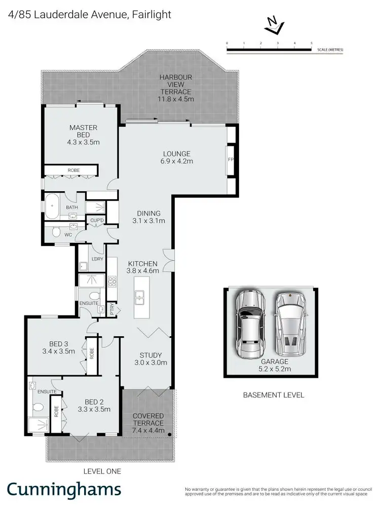 Floorplan of Homely apartment listing, 4/85-87 Lauderdale Avenue, Fairlight NSW 2094
