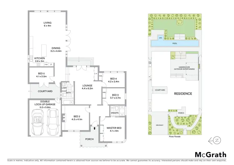 Floorplan of Homely house listing, 4 Pines Parade, Gymea NSW 2227