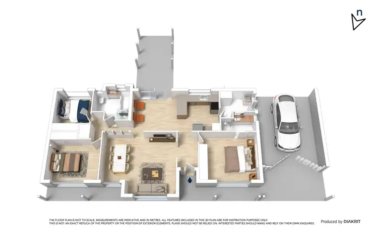 Floorplan of Homely house listing, 12 Saddlers Court, Epping VIC 3076