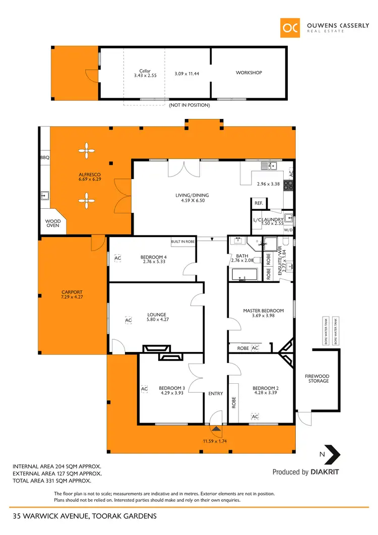 Floorplan of Homely house listing, 35 Warwick Avenue, Toorak Gardens SA 5065