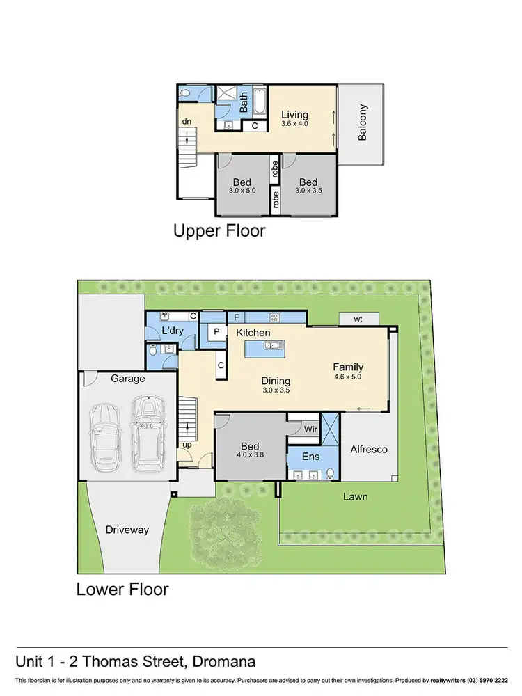 Floorplan of Homely unit listing, 2 Thomas Street, Dromana VIC 3936